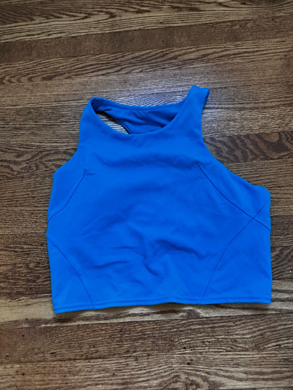 lululemon athletica Bright Blue Racerback Crop Tank
